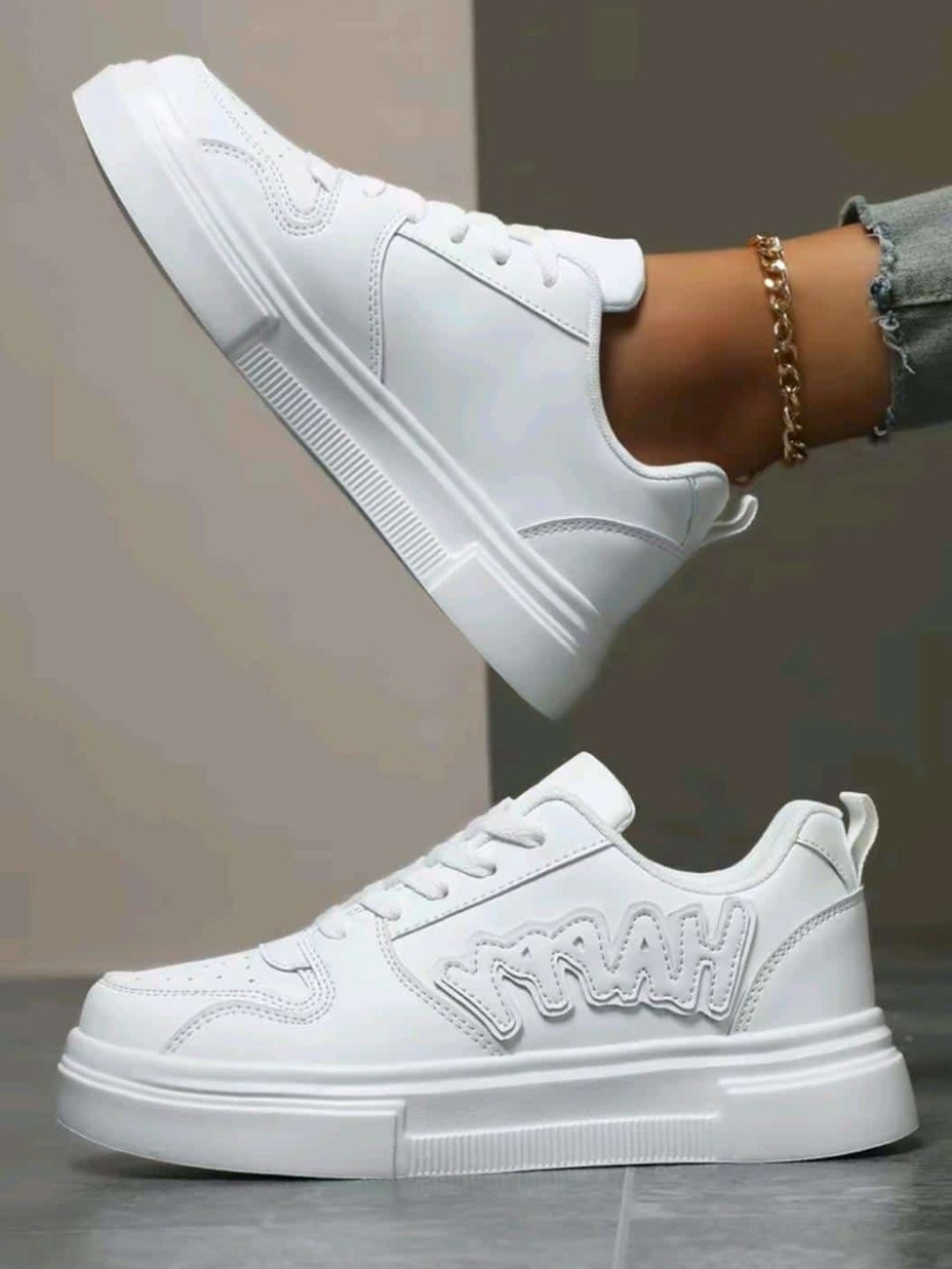 & Other Stories White Platform Women's Sneakers